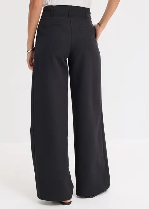 Pantaloni con pinces e vita comoda, bonprix