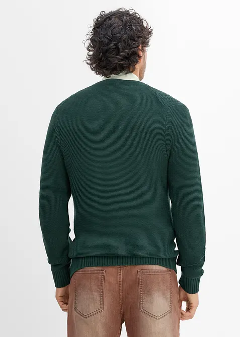 Cardigan bavarese in misto cotone morbido, bonprix