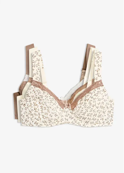 Reggiseno con ferretto e cotone biologico (pacco da 3), bonprix