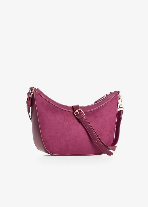 Borsa a tracolla piccola in similpelle scamosciata, bonprix