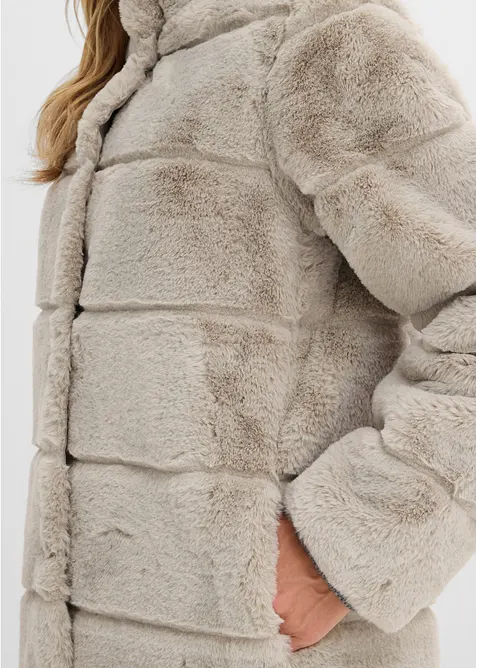 Cappotto in pelliccia ecologica, bonprix