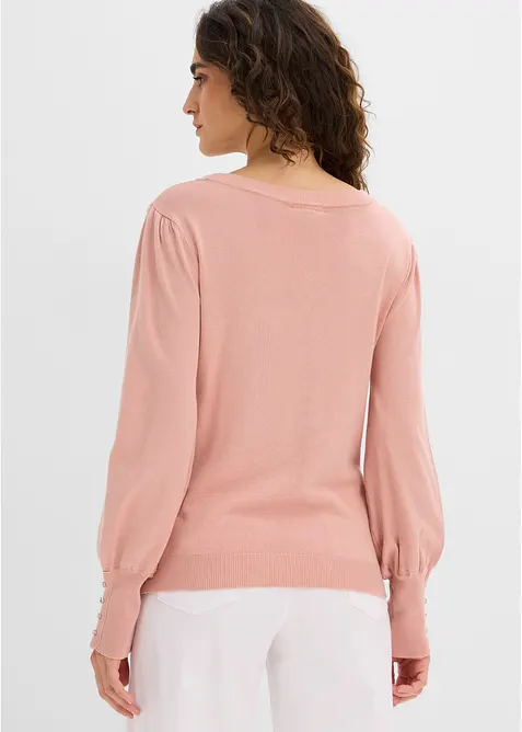 Maglione in filato fine misto viscosa, bonprix