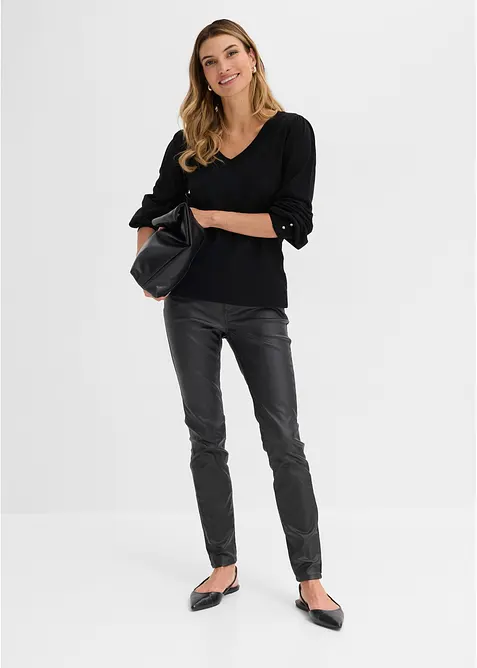 Maglione in filato fine misto viscosa, bonprix