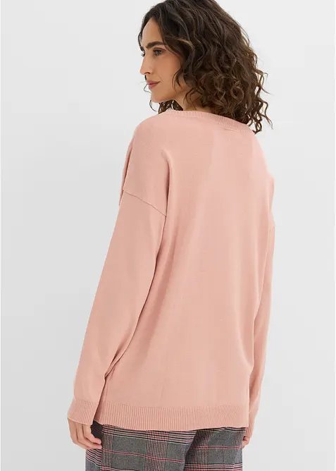 Maglione oversize in misto viscosa, bonprix