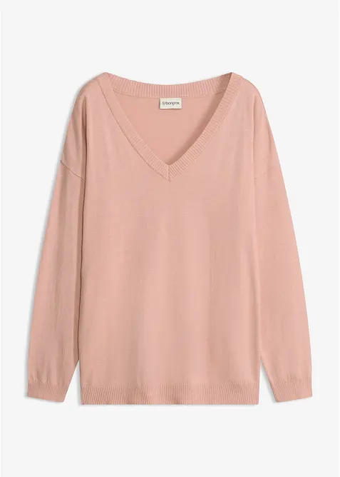 Maglione oversize in misto viscosa, bonprix