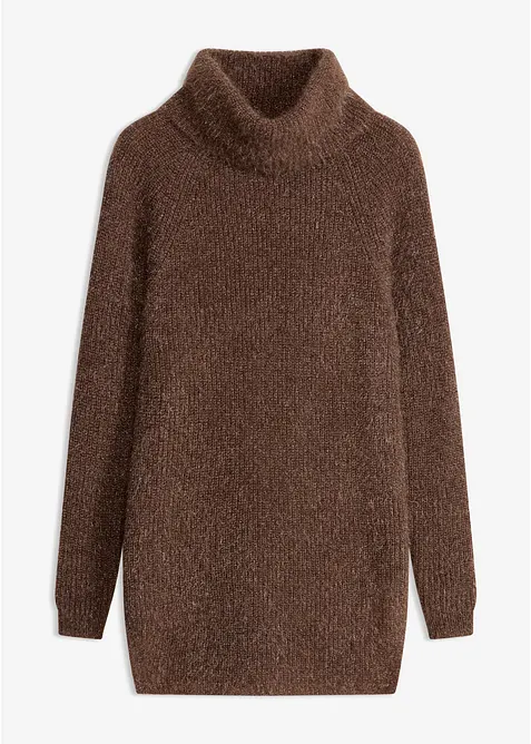 Maglione oversize a collo alto, bonprix