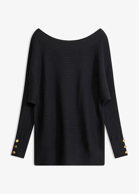 Maglione in filato fine misto viscosa, bonprix