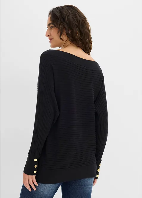 Maglione in filato fine misto viscosa, bonprix