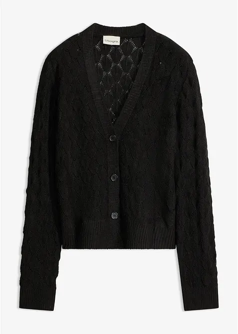 Cardigan traforato, bonprix