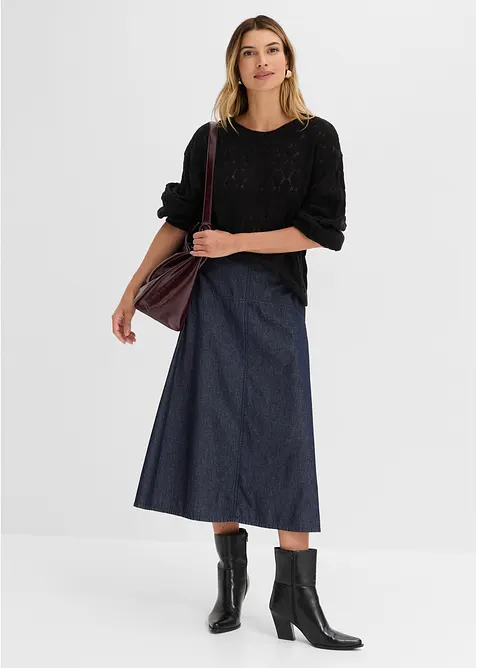 Maglione traforato, bonprix