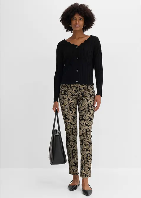 Pantaloni elasticizzati fantasia, bonprix