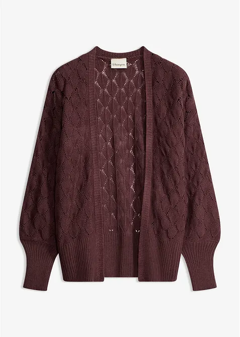 Cardigan traforato, bonprix