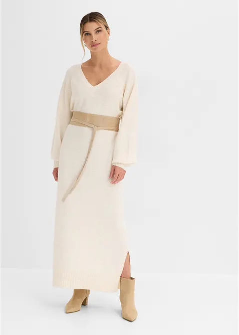 Abito midi oversize in maglia, bonprix