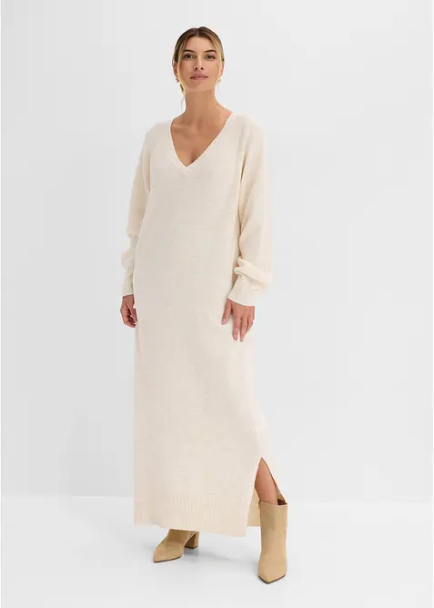 Abito midi oversize in maglia, bonprix
