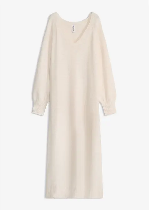Abito midi oversize in maglia, bonprix