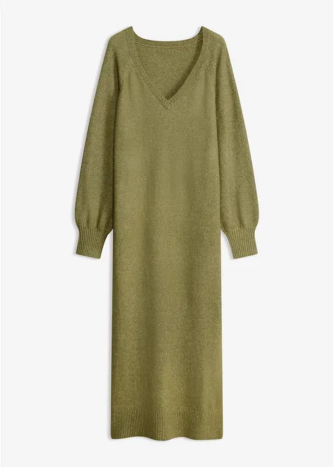 Abito midi oversize in maglia, bonprix