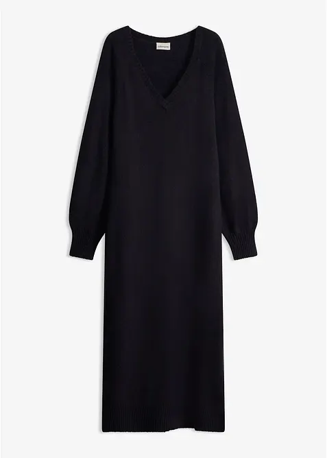 Abito midi oversize in maglia, bonprix