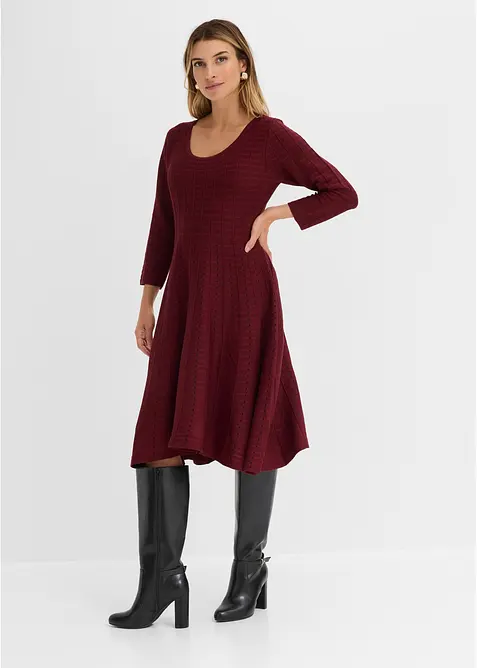 Abito in maglia di misto viscosa morbido, bonprix