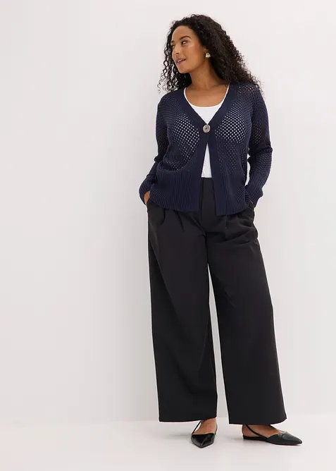 Cardigan traforato, bonprix
