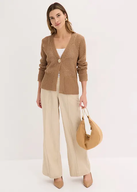 Cardigan traforato, bonprix