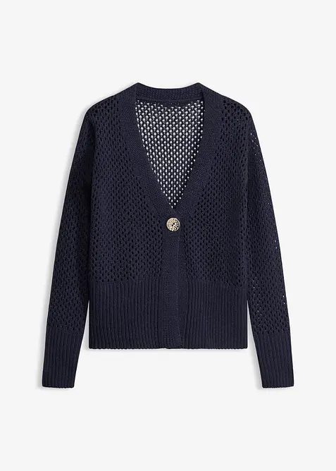 Cardigan traforato, bonprix