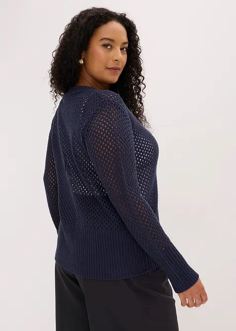 Cardigan traforato, bonprix