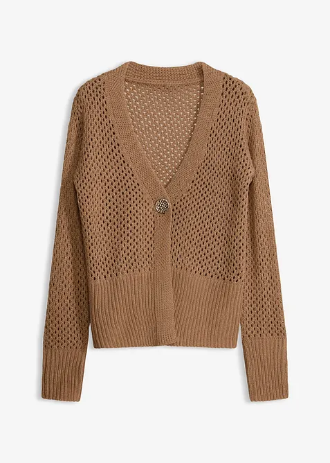 Cardigan traforato, bonprix