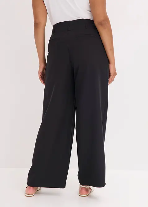 Pantaloni con pinces e vita comoda, bonprix
