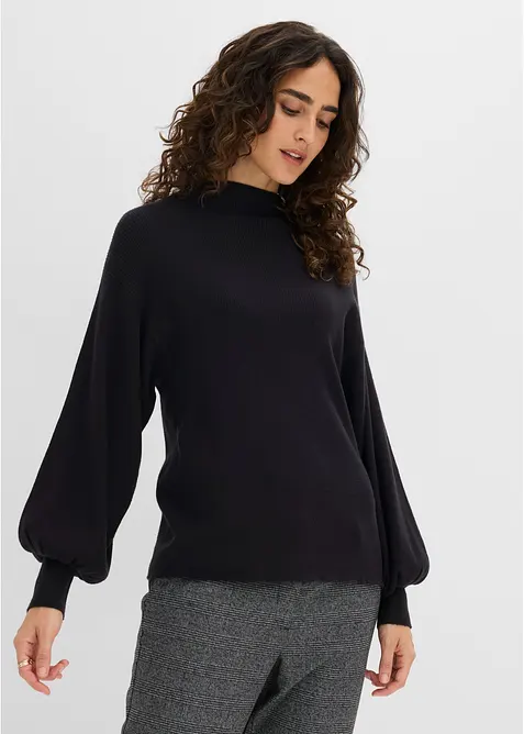 Maglione oversize in misto viscosa, bonprix