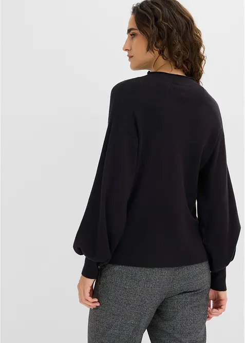Maglione oversize in misto viscosa, bonprix