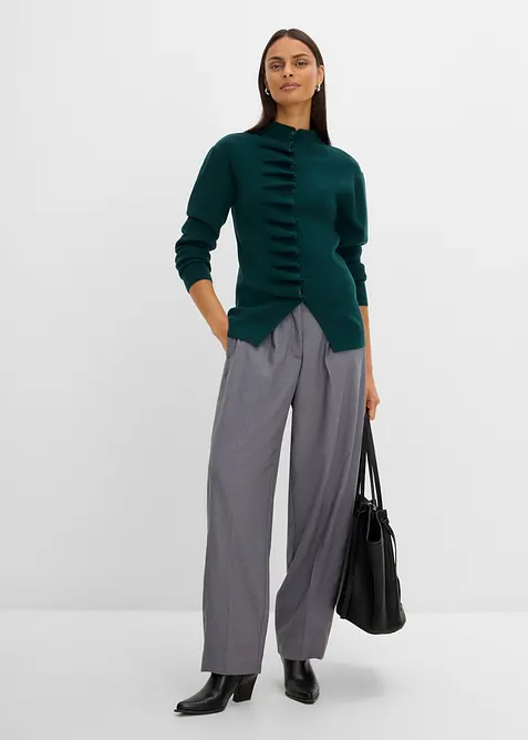 Cardigan in morbido filato fine misto viscosa, bonprix