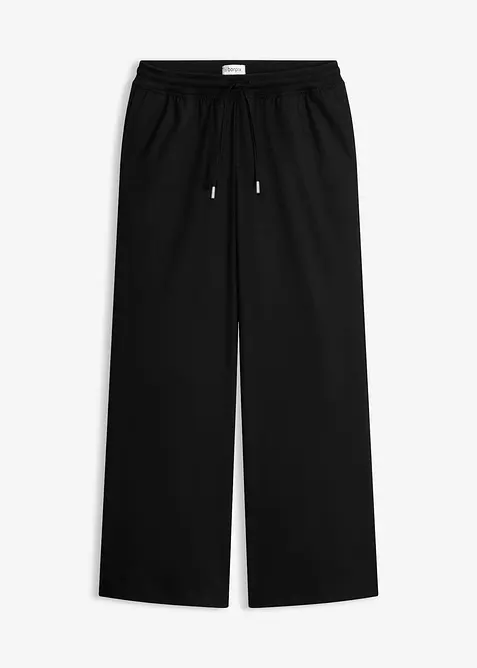 Pantaloni larghi in misto viscosa, bonprix