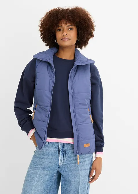 Gilet outdoor a collo alto, bonprix