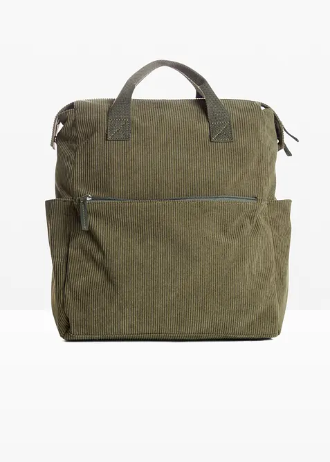 Zaino in stile velluto a coste, bonprix