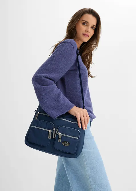 Borsa a tracolla con tasche esterne, bonprix
