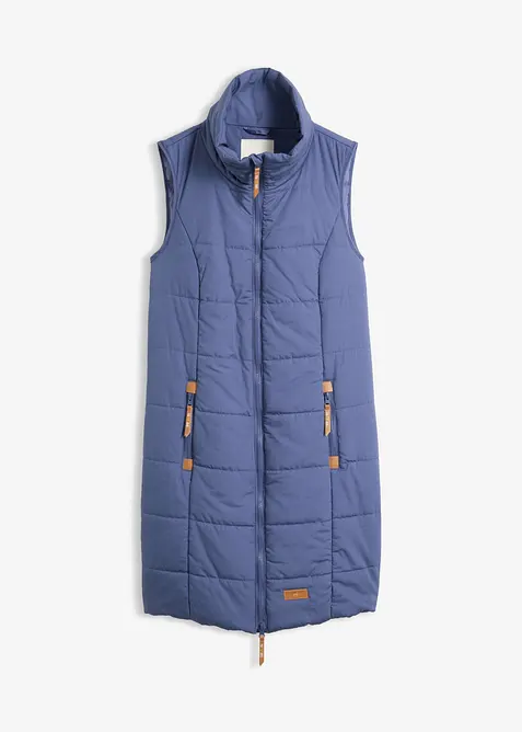 Gilet lungo a collo alto, bonprix