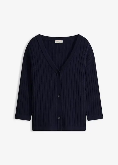 Cardigan in misto viscosa, bonprix
