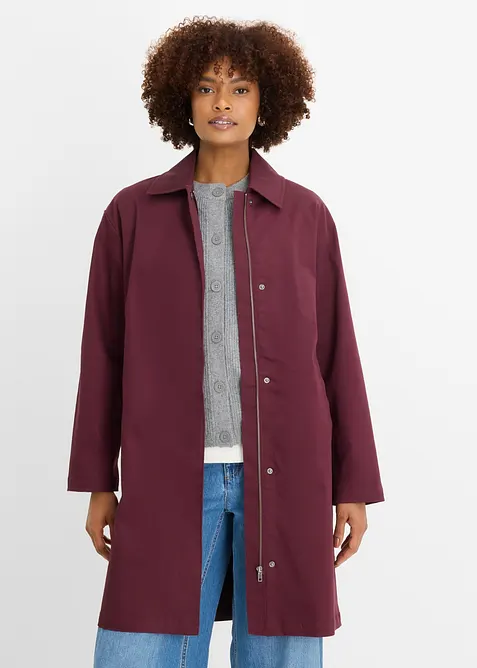Trench oversize idrorepellente, bonprix
