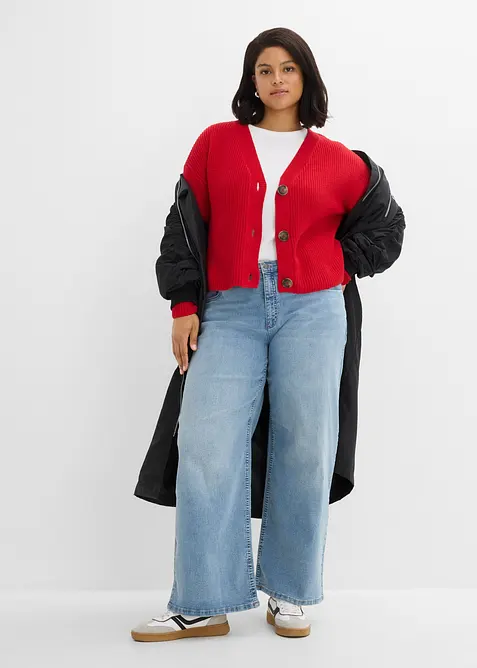 Maglione in filato grosso di puro cotone, bonprix