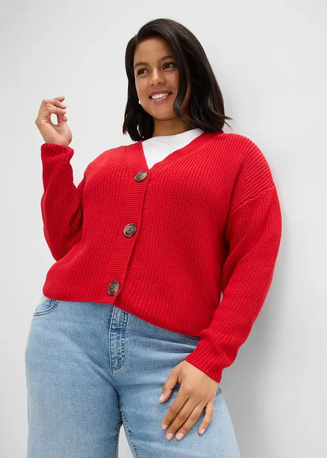 Maglione in filato grosso di puro cotone, bonprix