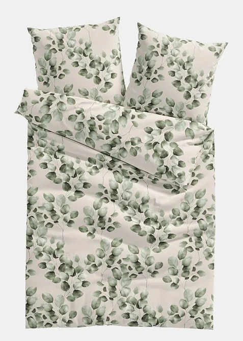 Biancheria da letto in linone con fantasia floreale, bonprix