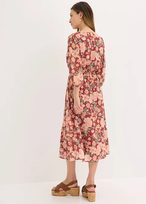 Abito  svasato in chiffon, bonprix