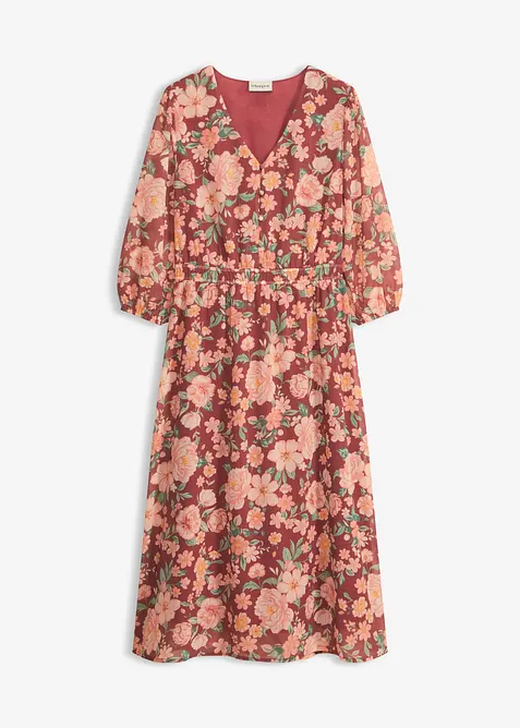 Abito  svasato in chiffon, bonprix