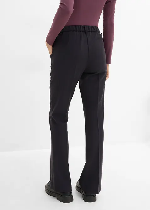 Pantaloni svasati con piega stirata, bonprix