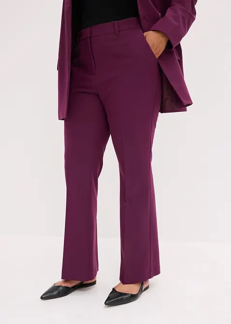 Pantaloni svasati con piega stirata, bonprix