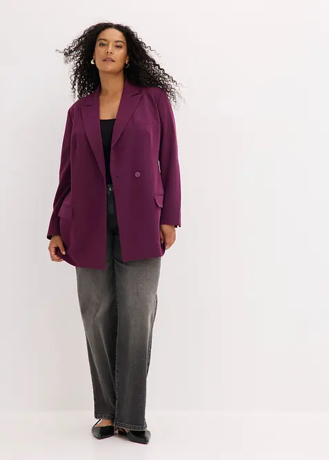 Blazer con cintura da annodare, bonprix
