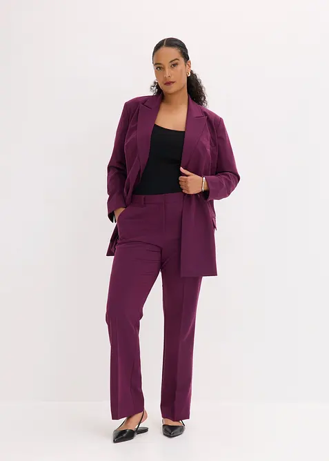 Pantaloni svasati con piega stirata, bonprix