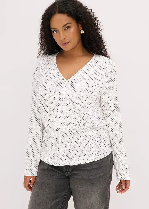 Maglia a maniche lunghe in viscosa morbida, bonprix