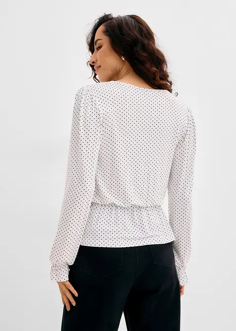 Maglia a maniche lunghe in viscosa morbida, bonprix