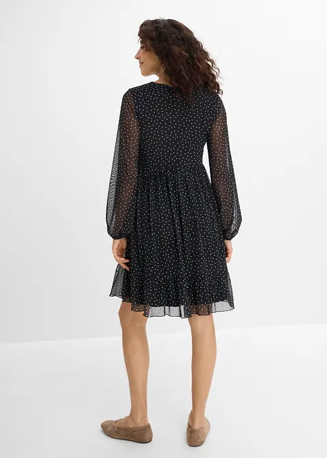 Abito in jersey con  fine mesh, bonprix